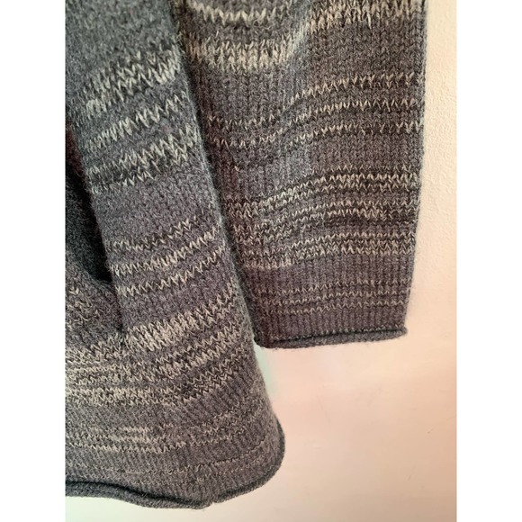 Forever 21 Ombre Stripe Charcoal Knit Cardigan Sweater — Women's Size XS X-Small - Picture 13 of 14